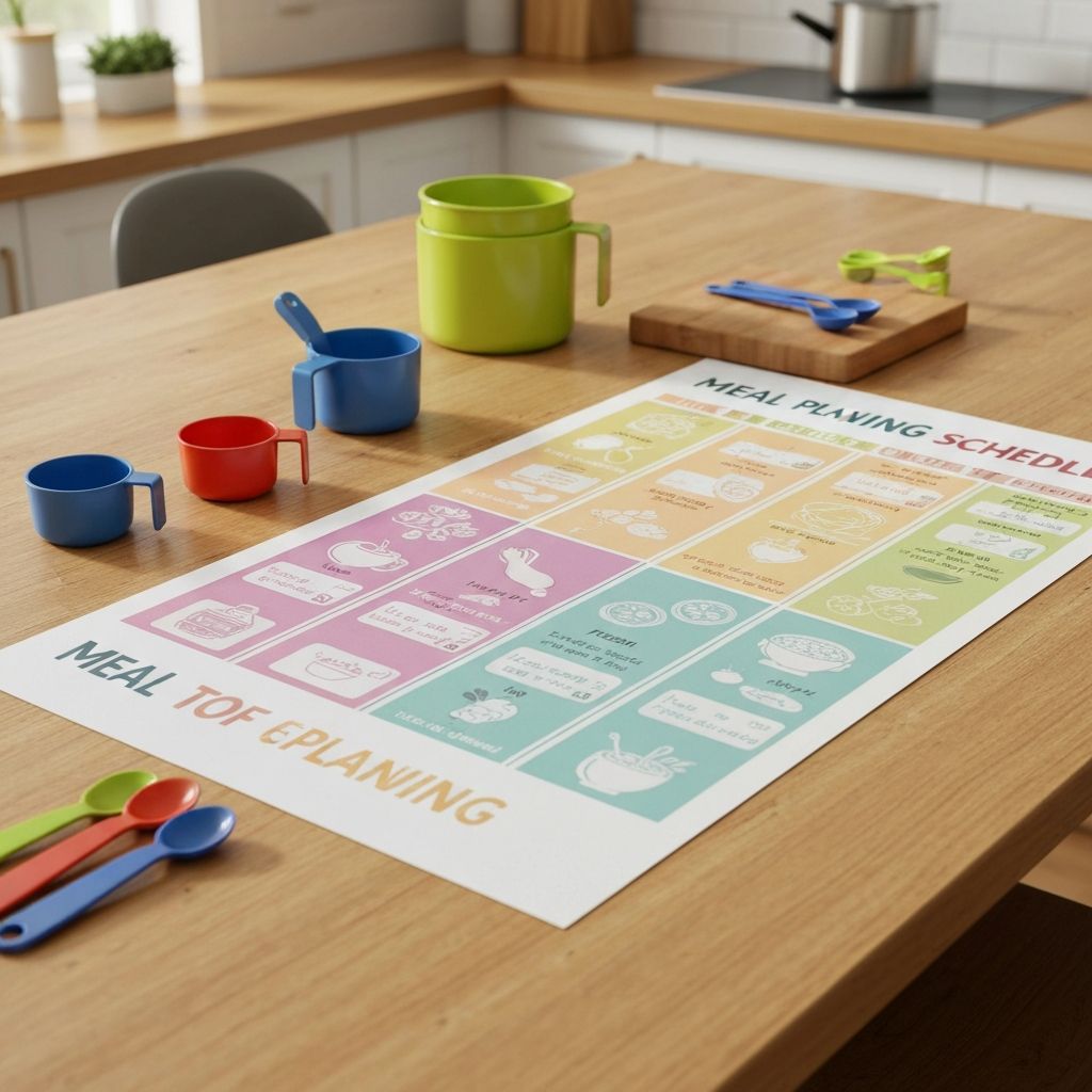 Organisation des routines alimentaires quotidiennes